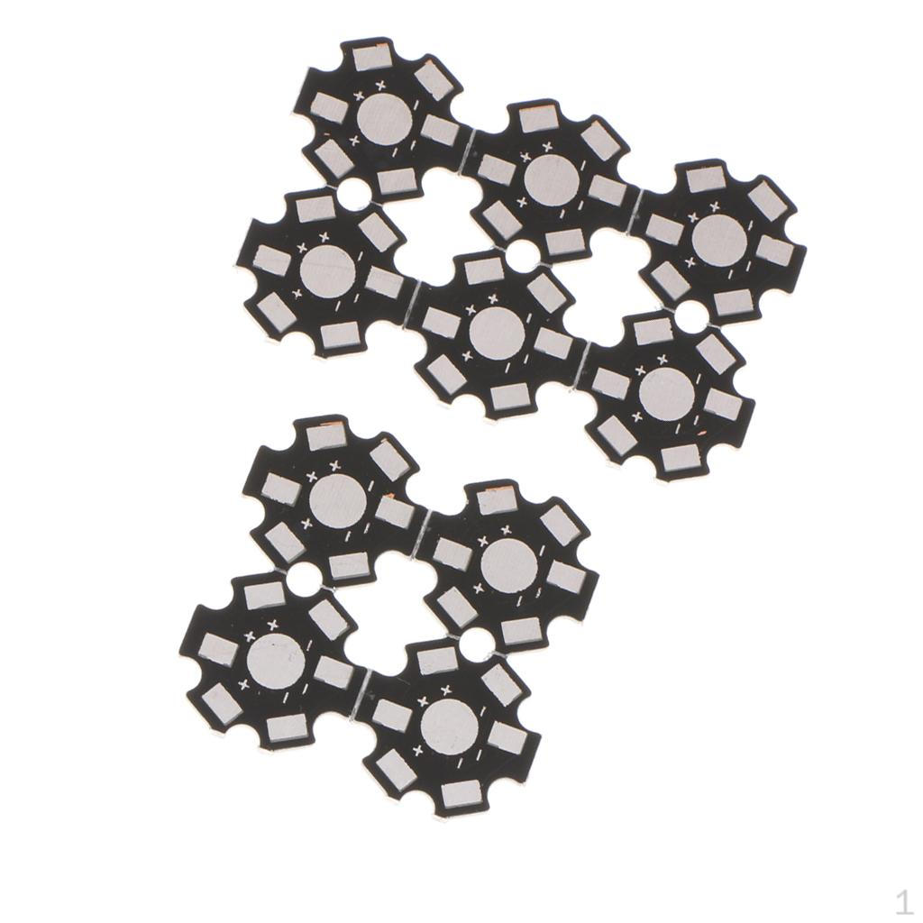 

Pack Of 10pcs LED Heatsink Heat Sink Aluminum Base Plate For 1W 3W 5W Light Lamp Bulb