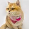 Pet Supplies Spring and Summer Triangle Scarf Cartoon Accessories Cute Cat Bib Small Dog Bib Neck