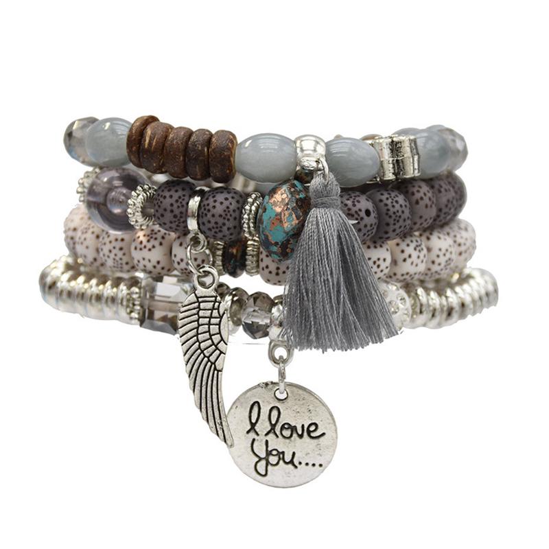 Bohemian Beaded Multi-Layer Ethnic Style Bracelet for Men and Women