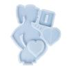 Heart Mom Picture Photo Frame Silicone Mold Transparent Decorative Moulds for DIY Picture Photo Holder Supplies Present