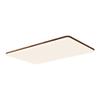 Oeny Modern Square Walnut Wood LED Ceiling Light