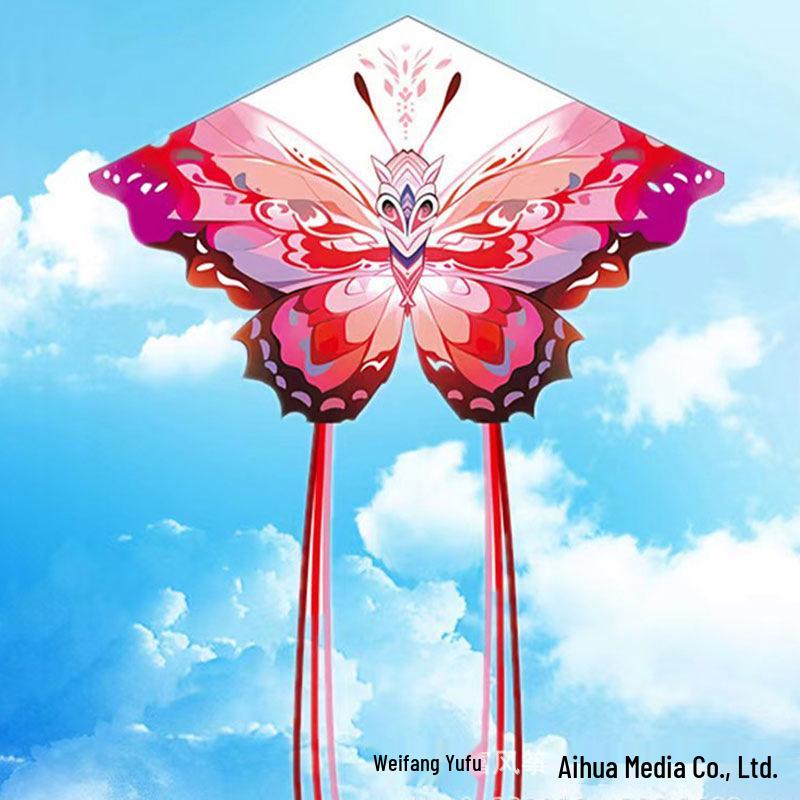 Colorful Easy-Fly Triangle Kite for Light Breeze