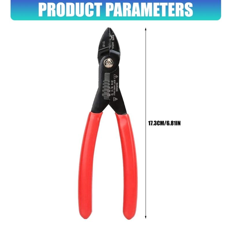 Wire Stripper Tool Multitool Pliers 4 in 1 Stripping Cutter Crimping Cable Wire Cutter Electrician Repair Tool