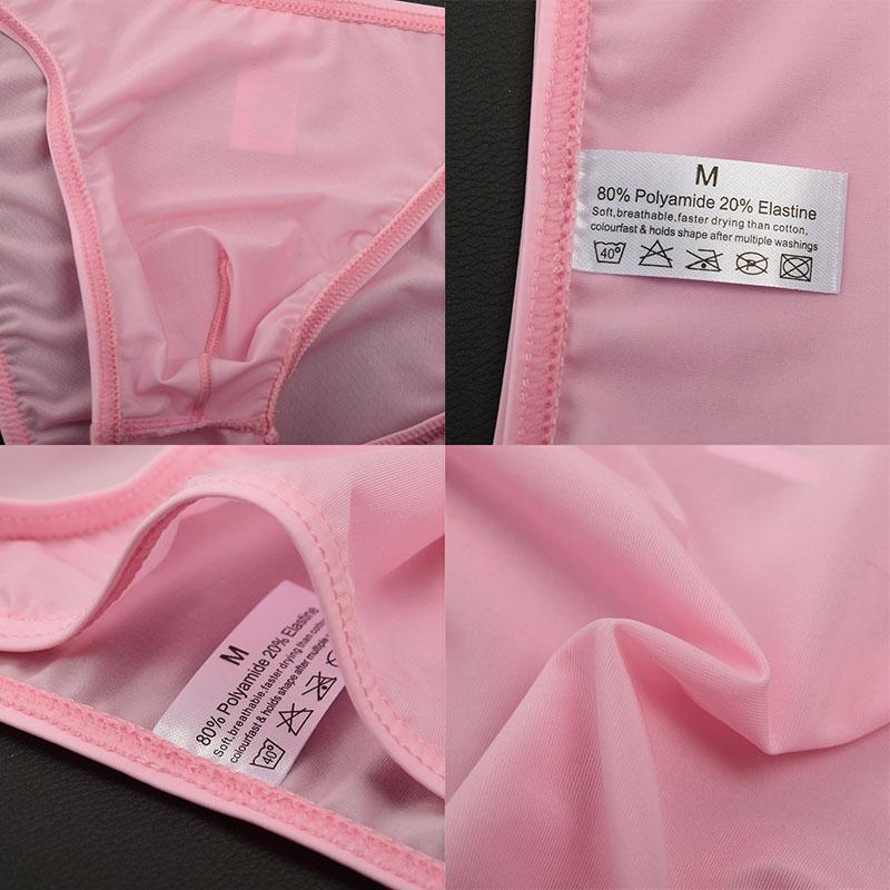 Low Rise Briefs Underwear Solid Bulge Pouch Plus Size Men Male Underpants