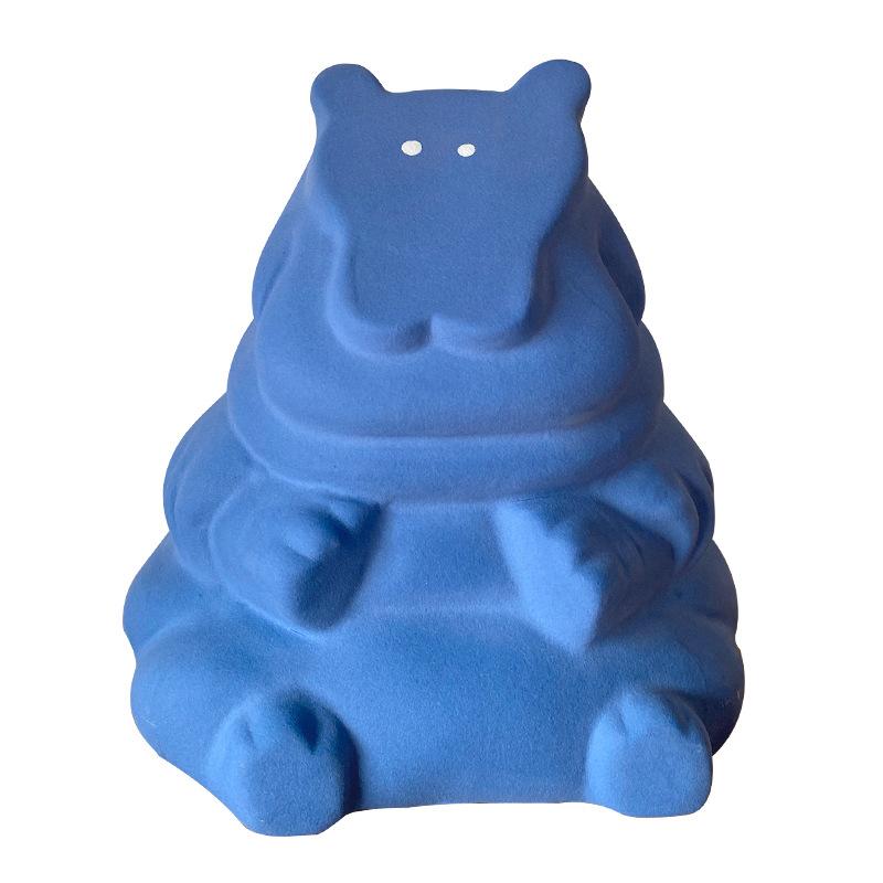 

Гиппопотам Орнамент Животное Милый Тумба под телевизор Современная Простая Детская Комната Модель Комната Домашний Мягкий Декор Подарок