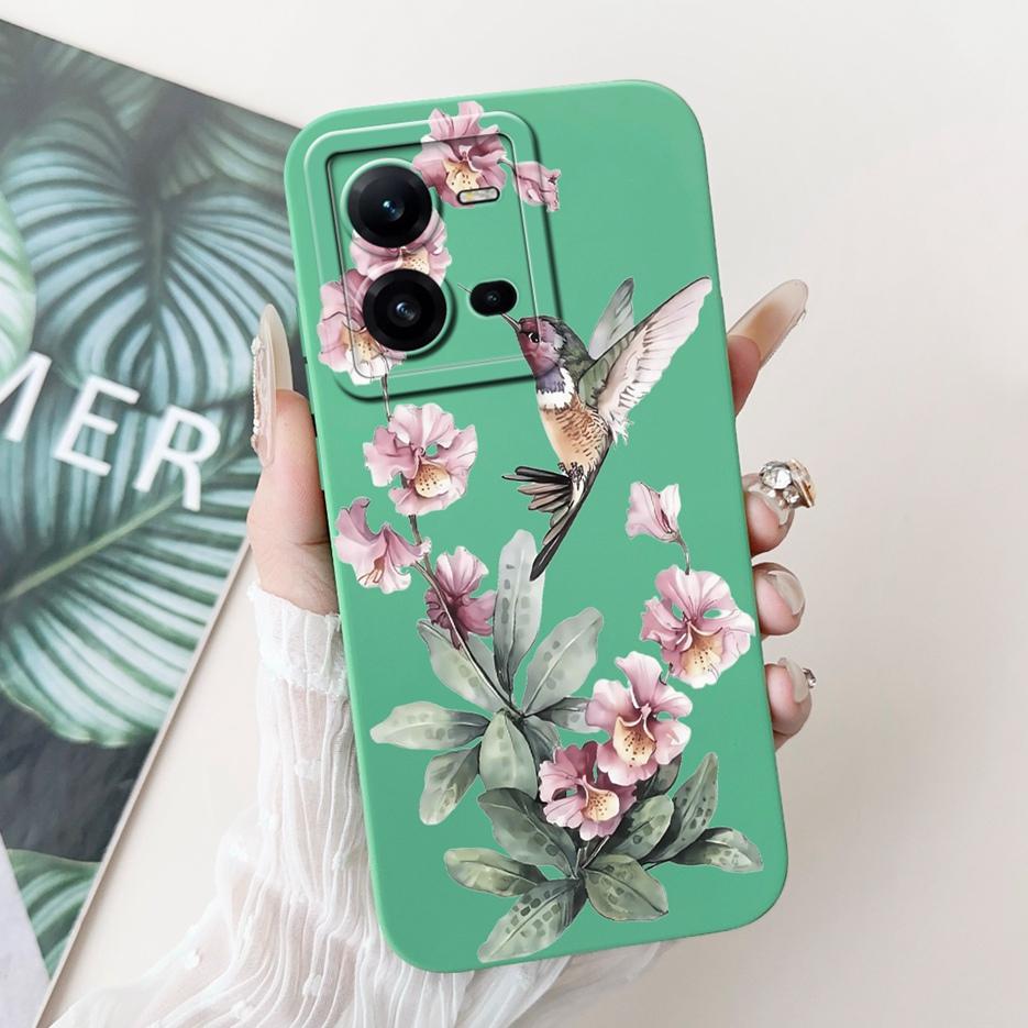 For Vivo V25 5G Case Vivo V25e V2201 V2202 New Fashion Candy Painted Cover Soft TPU Phone Case For Vivo V25e V 25 E VivoV25 Bags