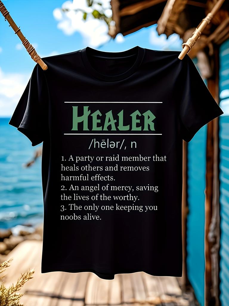 T-Shirt y2k WoW RPG Healer Definition