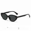 Vintage European Cat Eye Sunglasses With Uv400 Protection For Fashionable Outdoor Wear