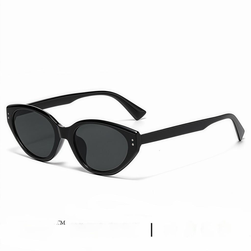 Vintage European Cat Eye Sunglasses With Uv400 Protection For Fashionable Outdoor Wear
