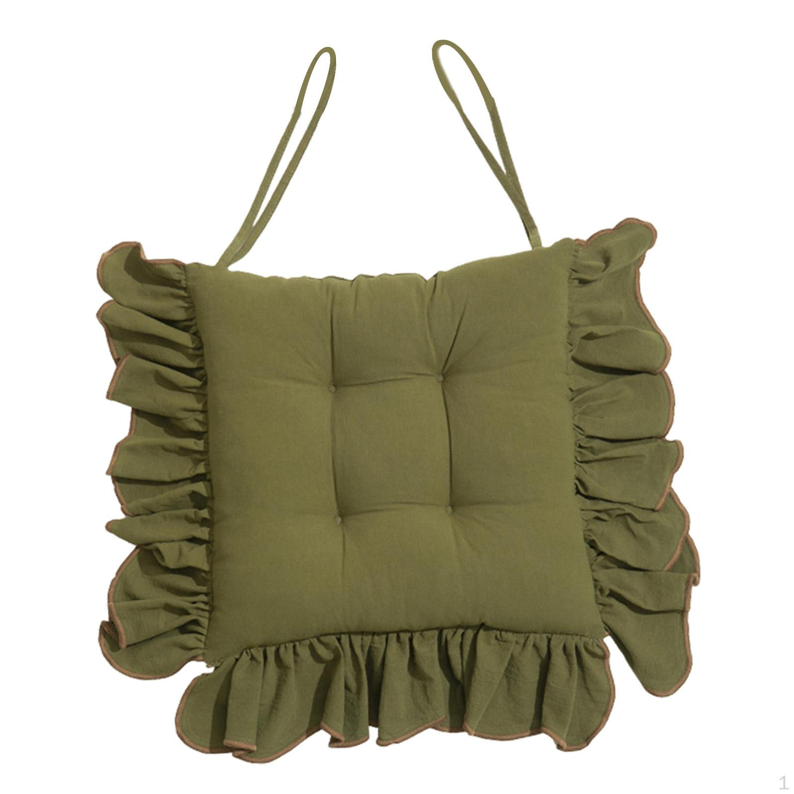 Подушка на стул 1575x1575 дюйма Удобная Нескользящая для Обеденных Стульев Утолщенная для Домашней Комнаты зелёный 2390₽