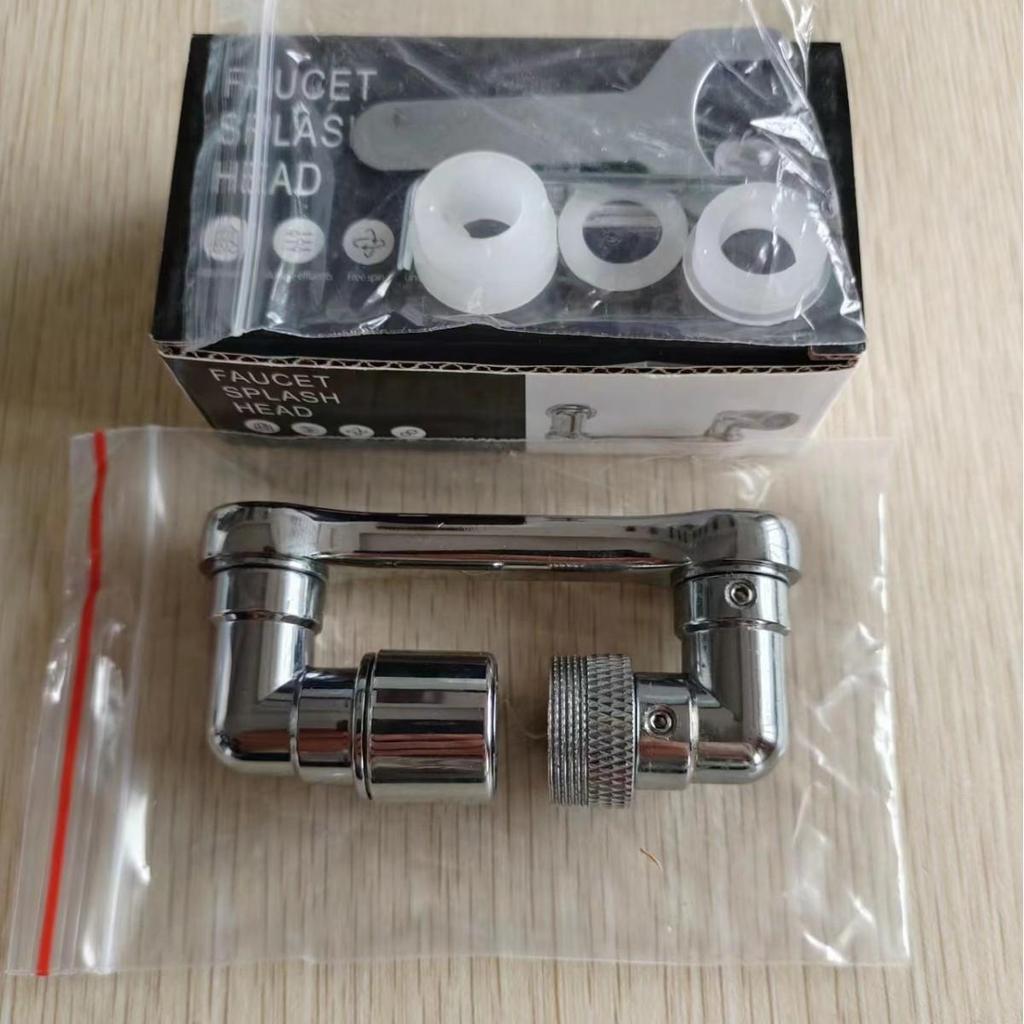 Universal 1080° Rotating Faucet Extender with Splash-Proof Aerator