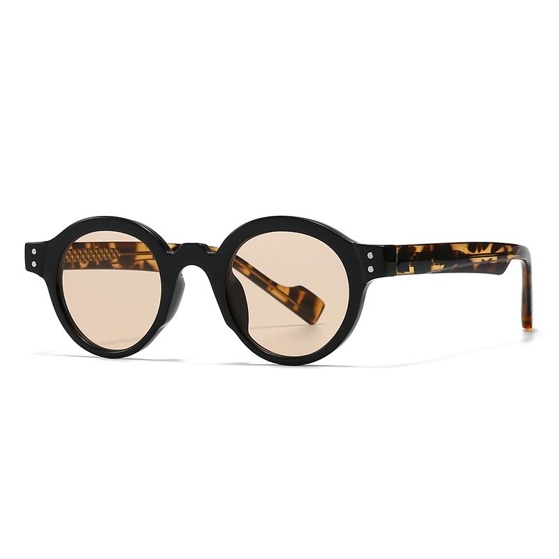 European and American Cross-Border Trendy Street Style Retro Artistic Acrylic Insert Sunglasses Modern Charm Ins Sunglasses 28066