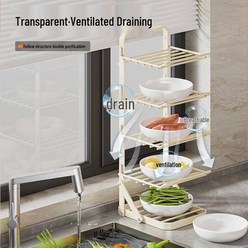 Zhaoran Foldable Kitchen Storage Rack