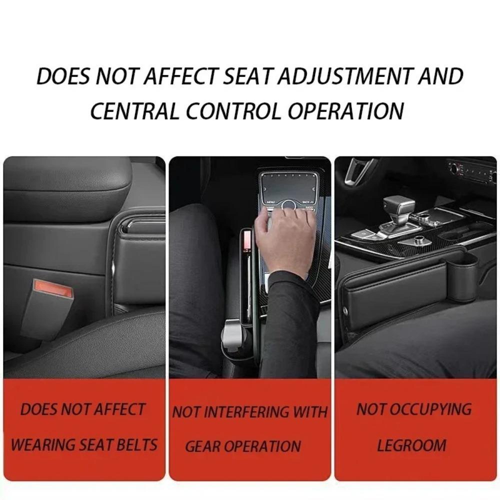 Convenient Car Seat Gap Organizer Universal Seat Gap Storage Box  Auto Interior Accessories