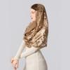 Functional Polyester Scarf Serves As Hair Band Neck Cover Or Mask Portable For Travel Elegant Use Comfortable Fabric