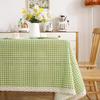 Cute Tablecloth for Round Tables, Fashinon Leaf Pattern Tablecloths, Fnacy Table Cover Cloth Decor for Kitchen Dining