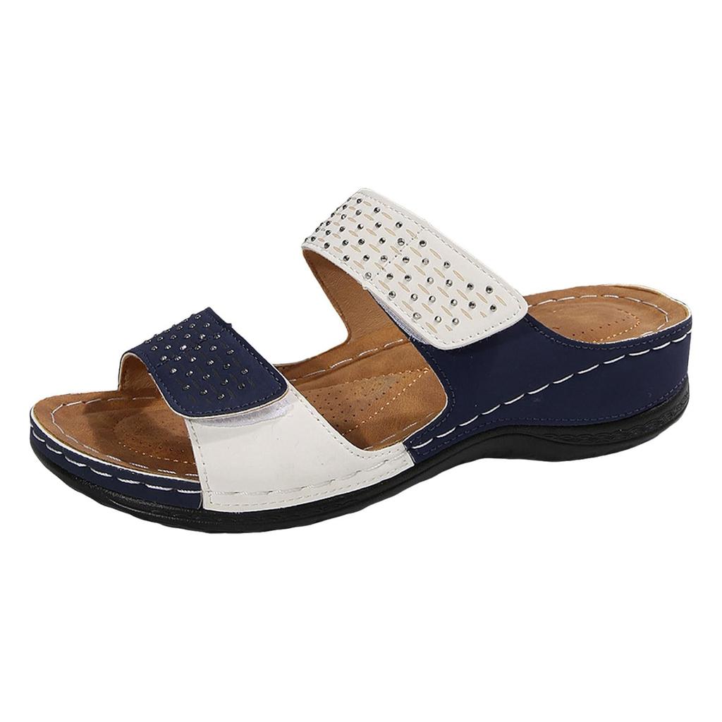 Women's Slope Heel Comfortable Cushioned Orthopedic Open Toe Casual Beach Sandals