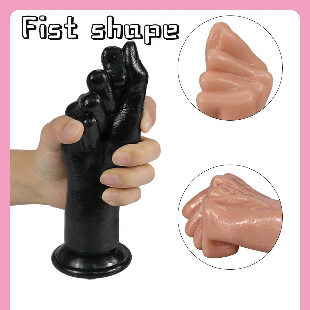 Erotische Hand Palm Faust Dildo Erwachsene Sex Spielzeug Anal Butt Plug Masturbadores Para Hombre Prostata-massagegerät für Mann Homosexuell