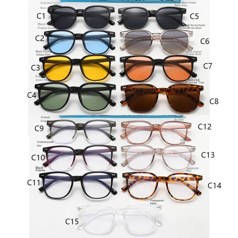 Classic Colorful Square Sunglasses UV400 Vintage Trend for Women Men Designer Brand Sun Glasses Driving Fishing