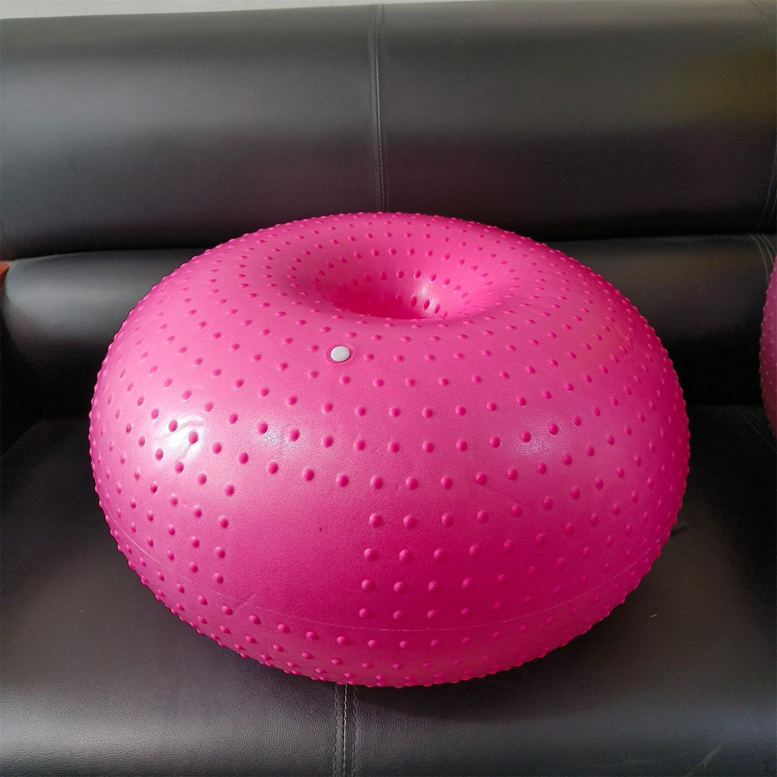 

Балансировочный надувной пончик-мяч для фитнеса для растяжки розы красного