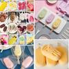 Animal Shape Silicone Ice Cream Molds Foldable, Non-Stick, Temperature Safe - Make Popsicles, Pudding
