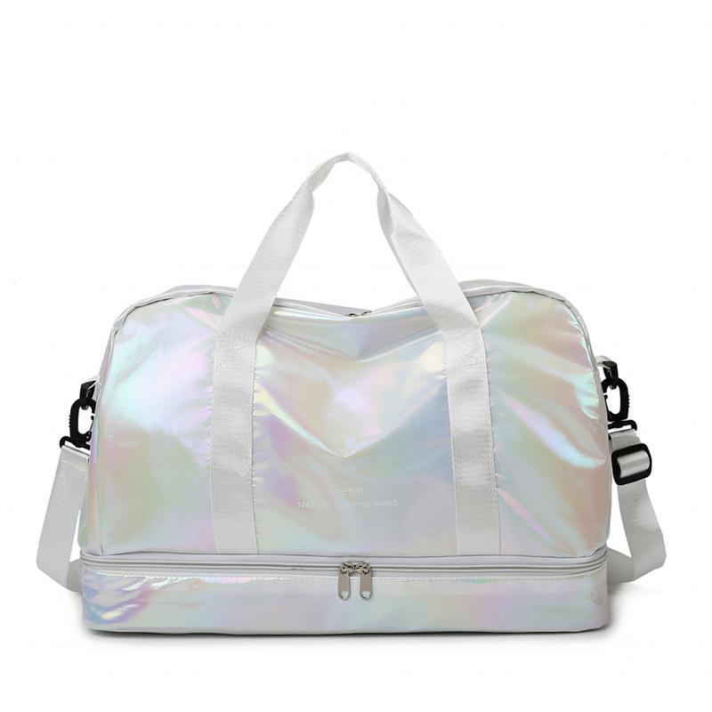 Women's Glossy Sport Yoga Bag 2025 - Stylish Crossbody & Handheld Travel Bag, Ideal for Fitness Enthusiasts.