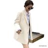 Women's Khaki Casual Blazer - 2025 Spring/Autumn, Loose Fit Design by Lin Xin