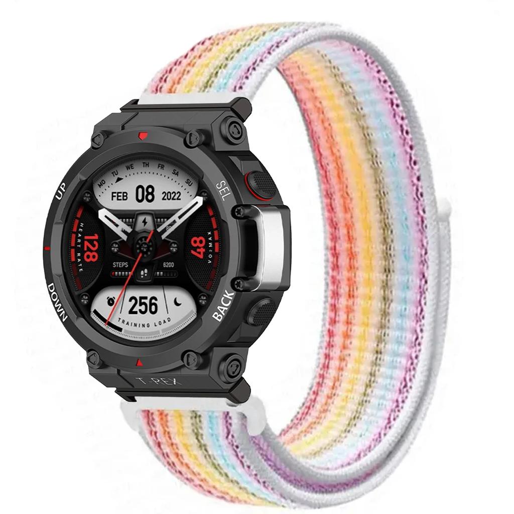 Nylon Loop Strap For Huami Amazfit T-REX 3/2 Smart Watch Band Women Men Bracelet For Amazfit T-Rex/T-Rex Pro Wristband Correa
