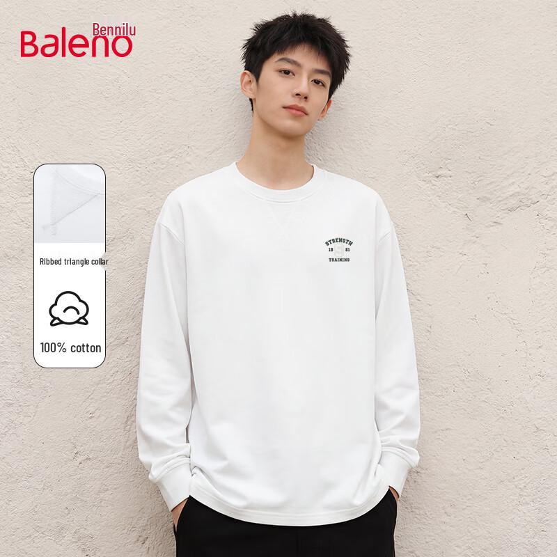Baleno Men's Pure Cotton Long Sleeve T-Shirt