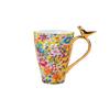300ml Kaleidoscope Enamel Color Bone China Gold Painting Mug High Beauty Creative Water Cup Tea Cup Creative Milk Coffee Cup