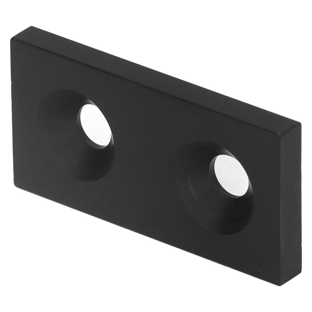 10Pcs Aluminum   End   Alloy Metal Cover Plate Linr Moving Parts 3060 Double Holes