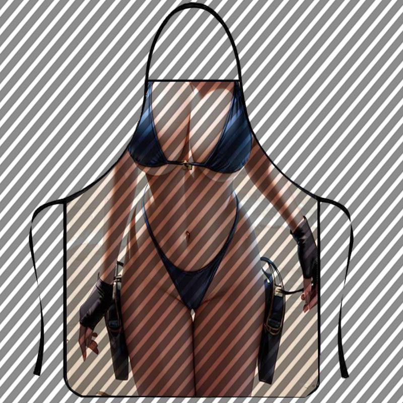 Muscle Print Waterproof Apron for Men – Creative and Fun Design