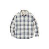 Plaid Long Sleeve Shirt Men Shirts Light-Beige 453053-30