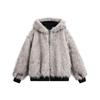 2025 American Style Double-Sided Hooded Cotton Jacket - Unisex Trendy, High Street Warmth, Thickened for Couples