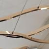 Gold LED Ceiling Light, Nordic Flower Design, Modern Minimalist Style for Living Room or Bedroom