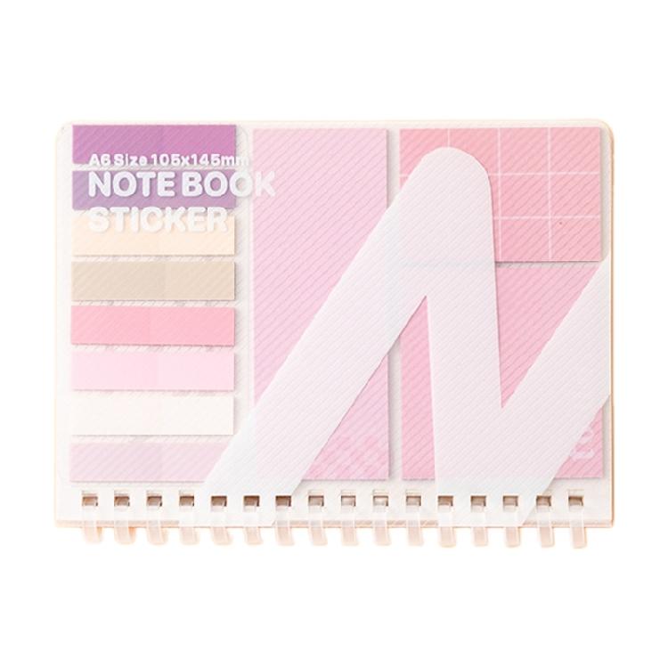Portable Notebook Memopad With Adhesive Note Colorful Adhesive Index Label For Notebook Planner Office School Supplies