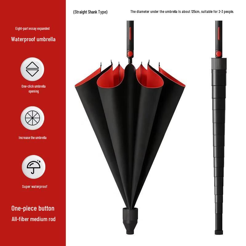 

JOYUKE Large UV Protection Straight Handle Umbrella