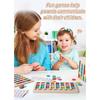 Children Color Matching Board Montessori Toy Color Sorting Logical Thinking Training Game Early Educational Wooden Toys for Kids