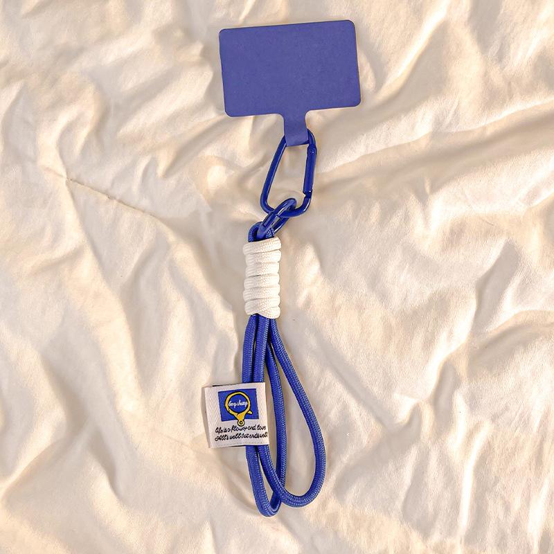 Mobile Phone Lanyard Hanging Decoration Can Be Carried Twist Rope Anti-Loss Pendant Strong Wrist Short Straps