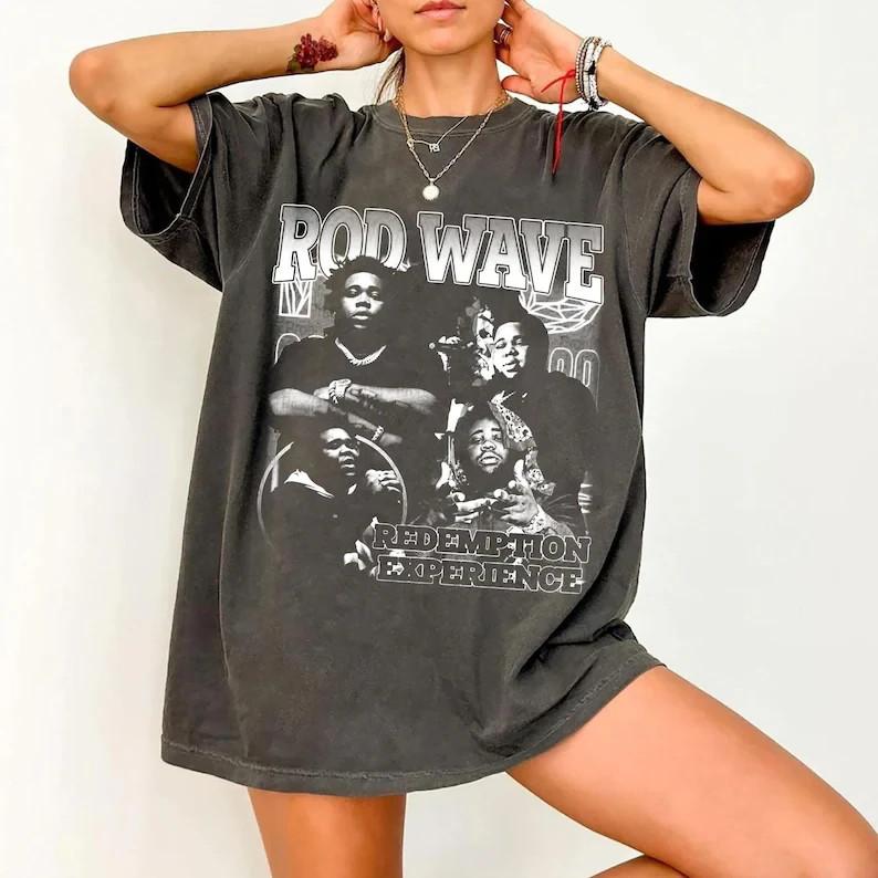 Rod Wave The Redemption Experience Tour 2025 Shirt Rap Fan AN64195 XXXXL