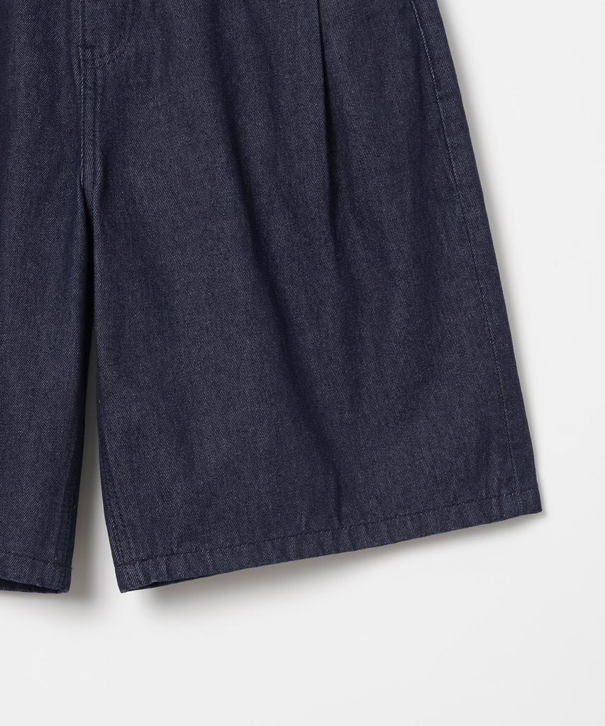 MILLO ARCHIVE Denim Bermuda Raw Pants [Indigo Blue]