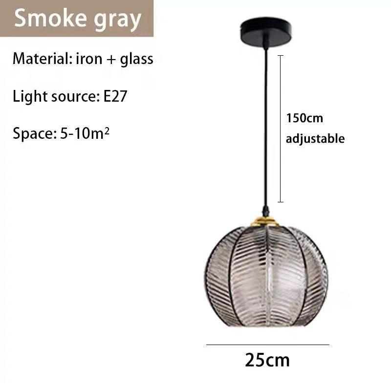 Designer Green Leaf Glass Pendant Light for Modern Spaces