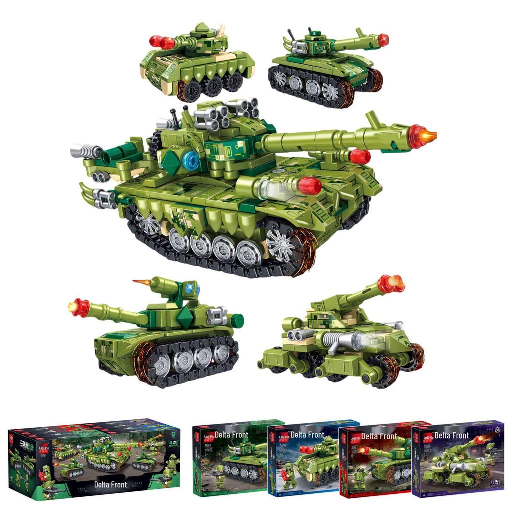 Educational Military Tank Building Blocks Toy for Kids