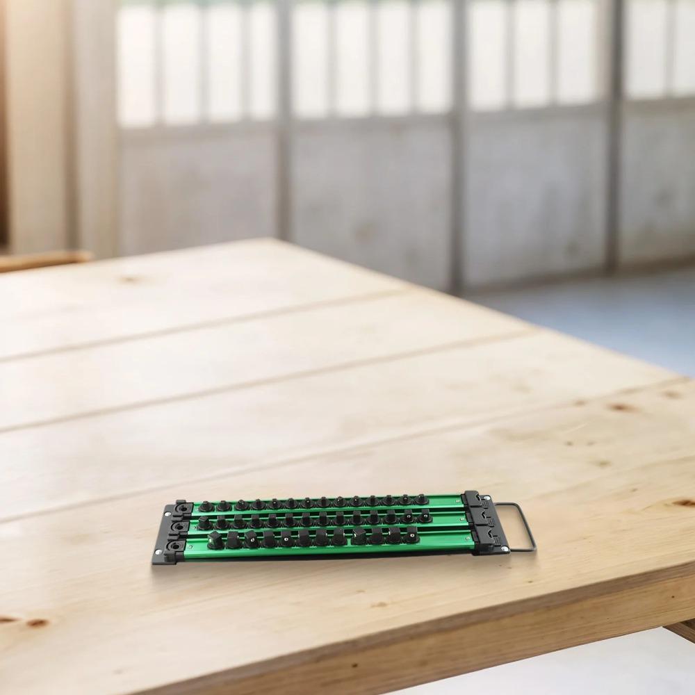 360° Rotating Plug Plate Socket Clip Rail Holder Heavy Duty Socket Rack  Absorption Device Holder