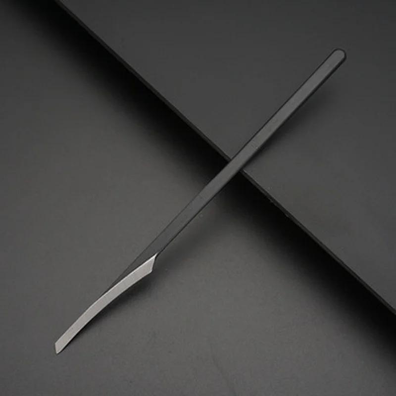 

1 шт., профессиональный педикюрный инструмент, скребок для ног, удаление омертвевшей кожи, мозоли, очистка ног, длинный скребок чёрный