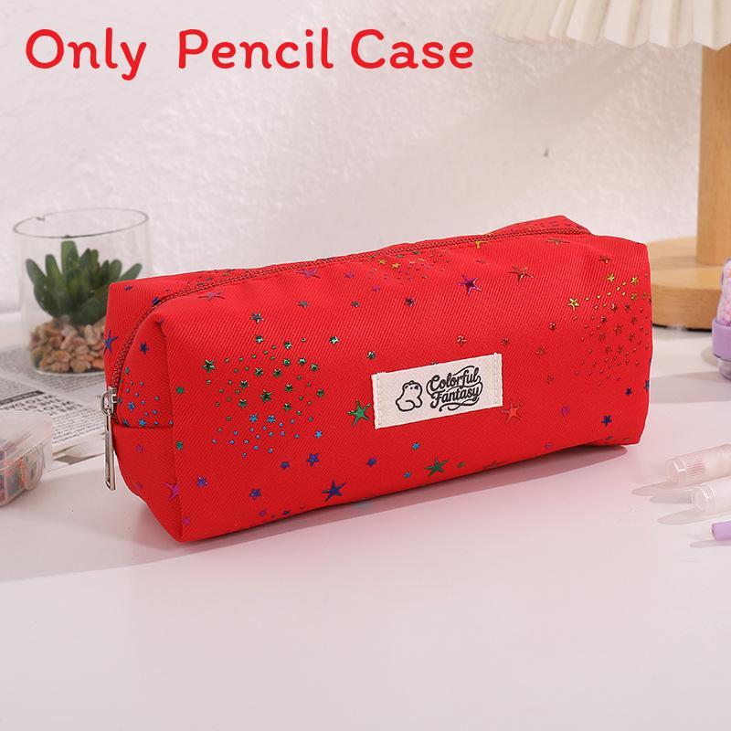 Style Starry Dot Pencil Bag With Polyester Material For School Use And Storage