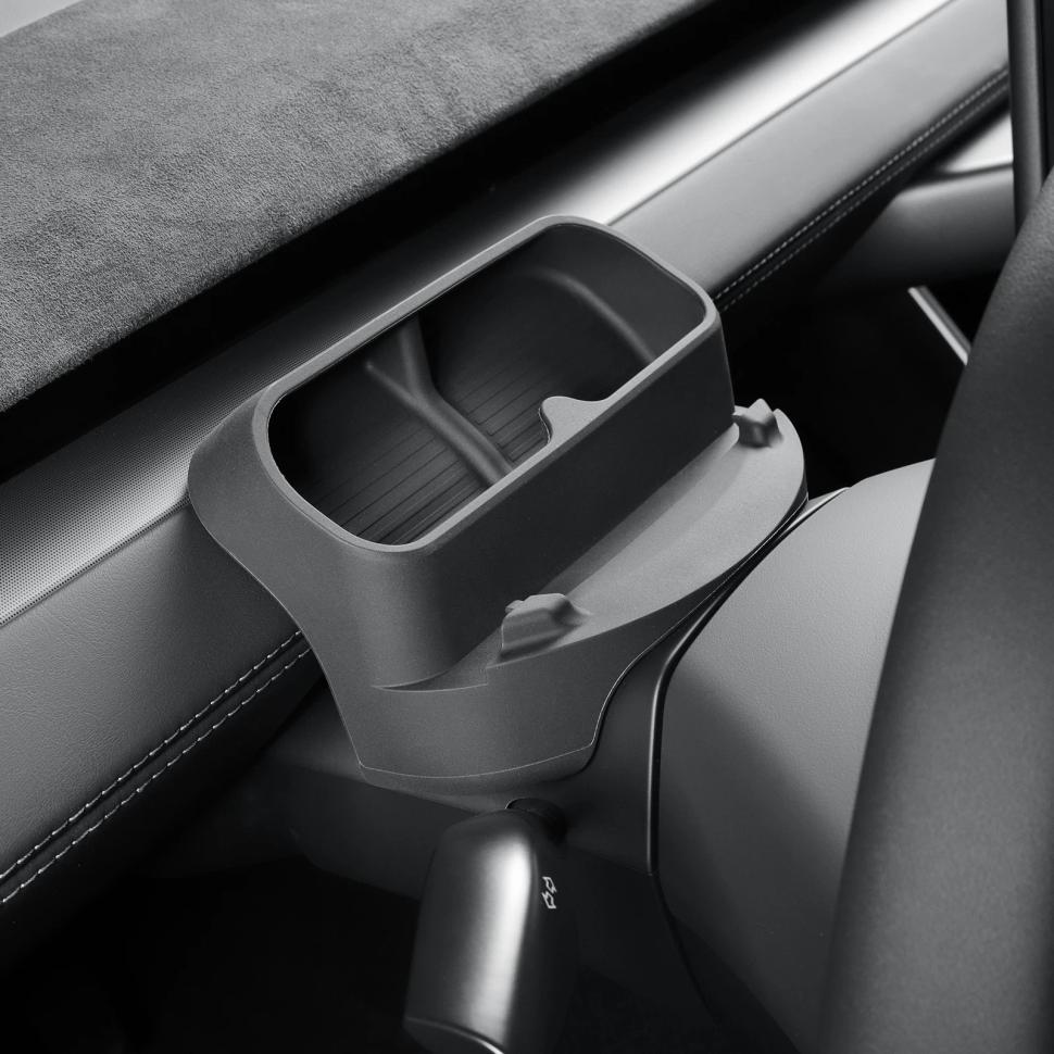 for Tesla Model Y Juniper/Launch 2025 Car Glasses Storage Box Car Mounted Sunglasses Organizer Storage Tray Interior Accessories
