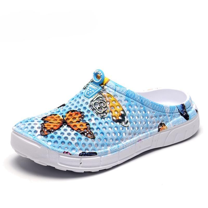 Damen Sommer-Slipper, schnell trocknend, leicht, atmungsaktiv, Wasser-Clogs, Schuhe für Strandschwimmen