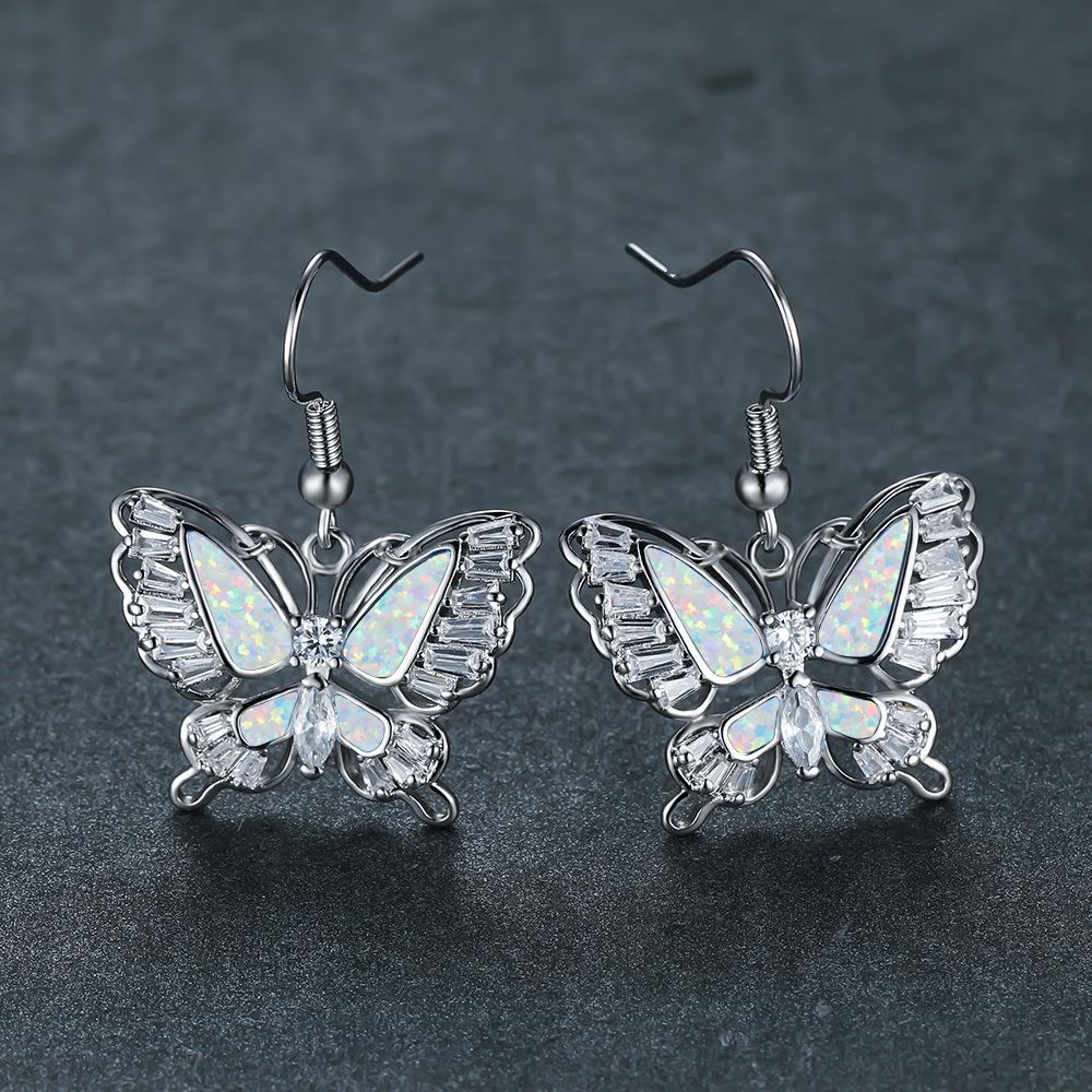 

Популярные серьги-подвески с бабочками Простые и нишевые Легкая роскошь и элегантные серьги и серьги