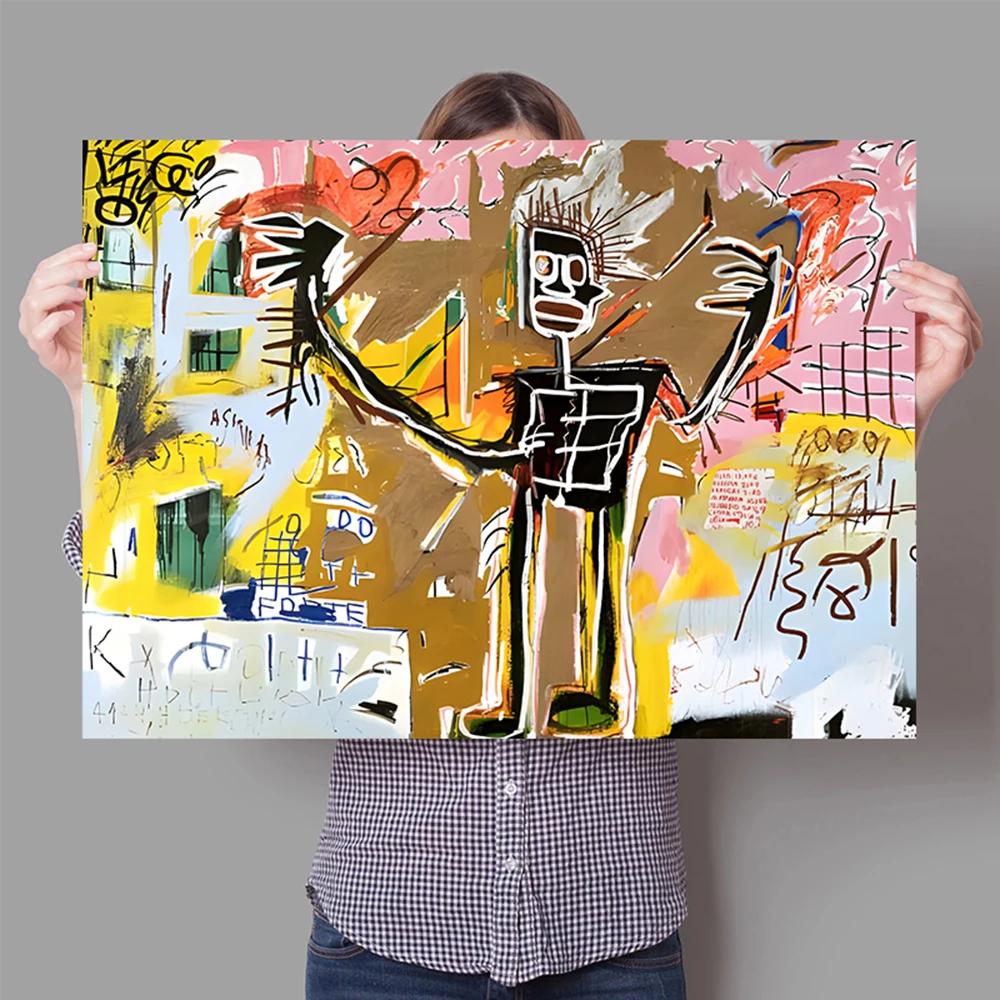 Graffiti Abstract Art Canvas Poster Surrealist Avant-Garde Wall Art Painting Print Picture Shop Restaurant Home Room Decor Mural